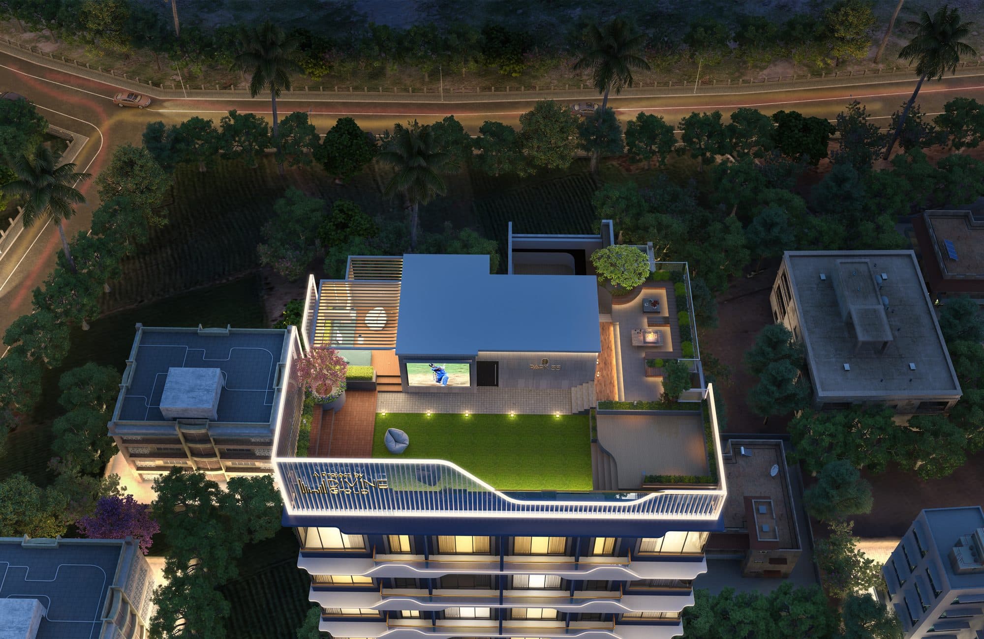 Park 55 rooftop amenities