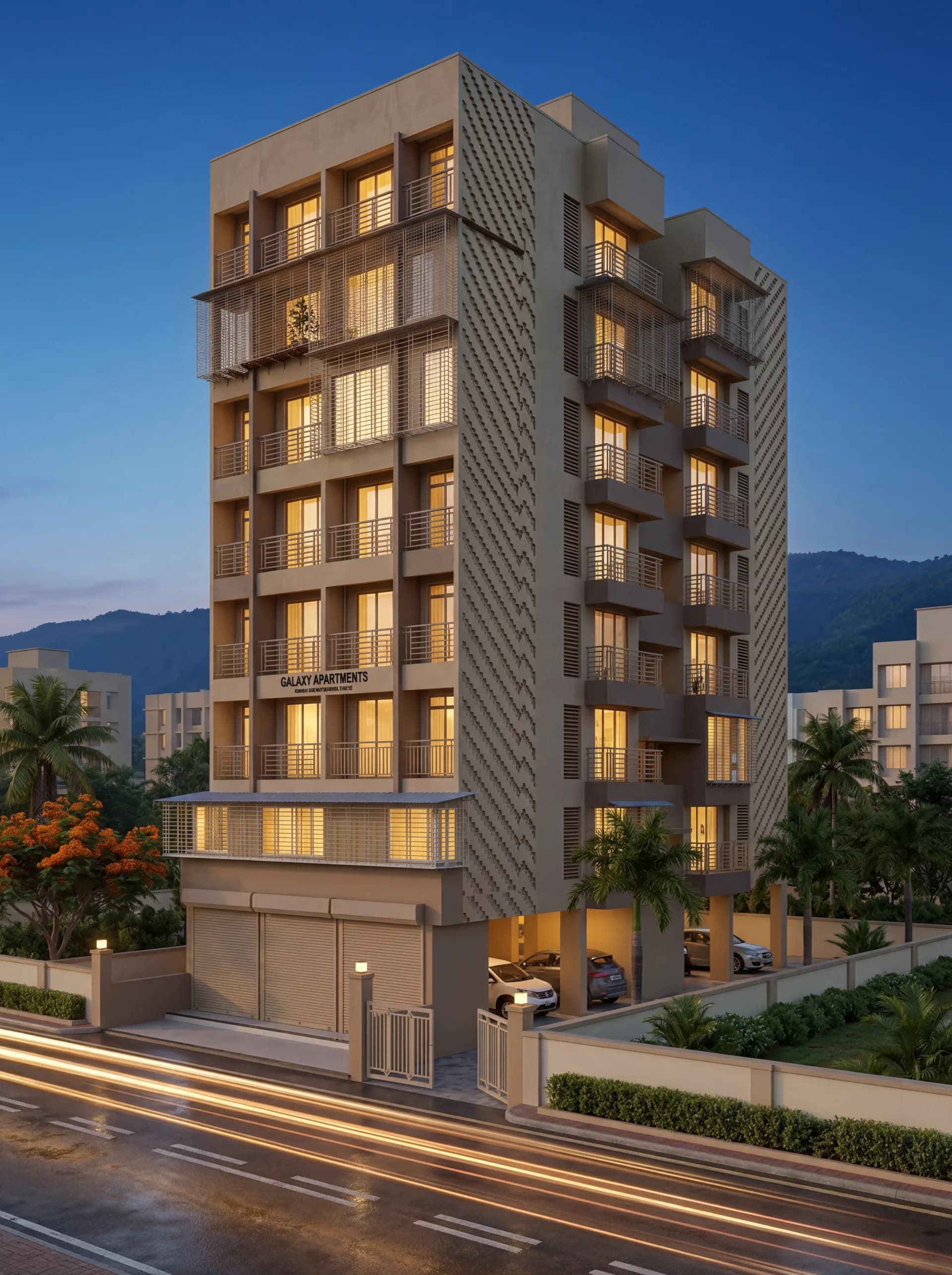 Galaxy Apartments render, view 3